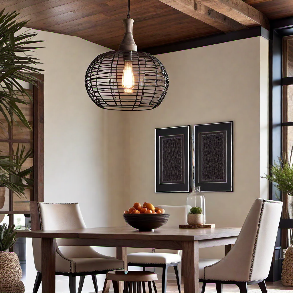 Statement Lighting: Unique Fixtures for a Western-Inspired Home
