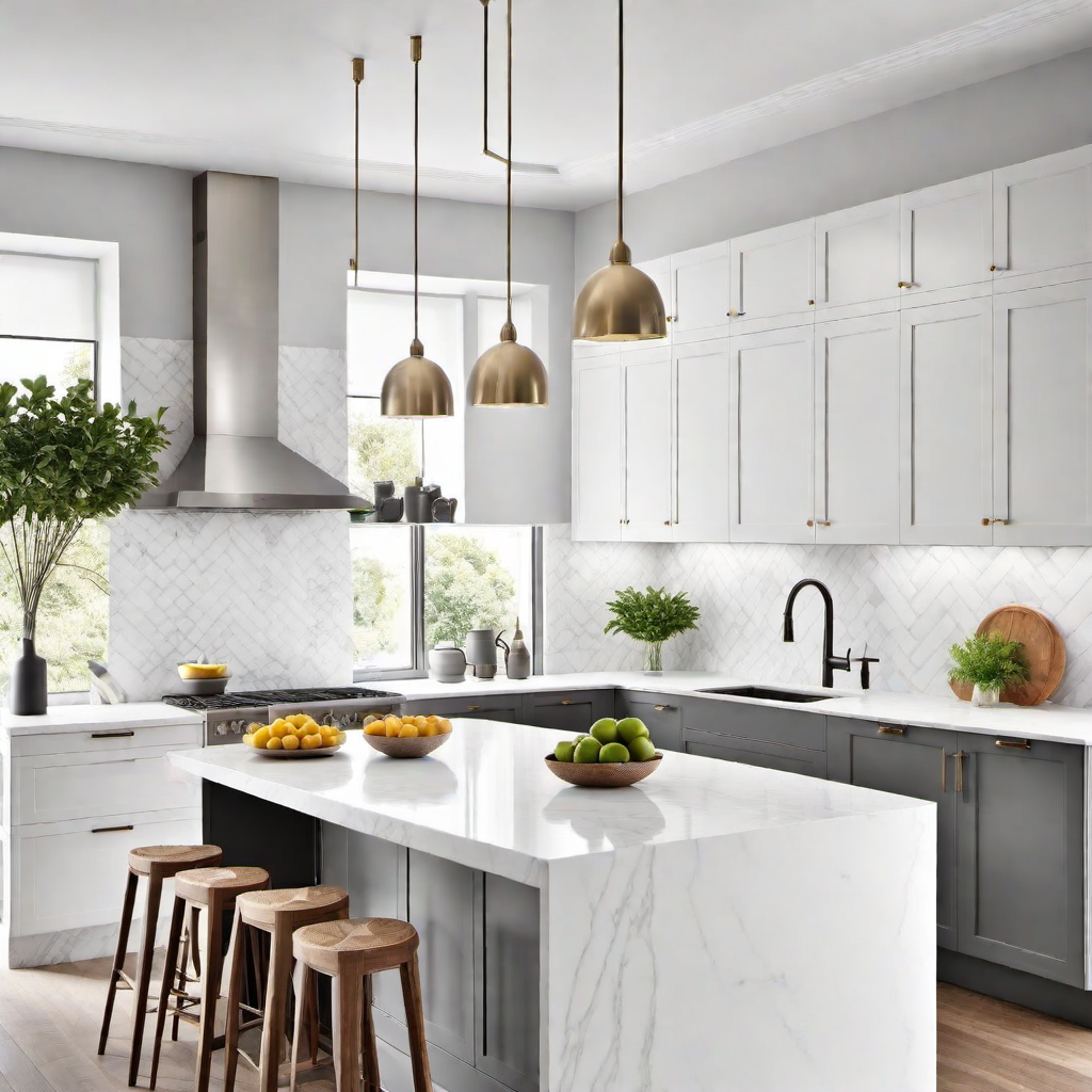 Sleek Surfaces: Modern Minimalist Kitchen Countertops