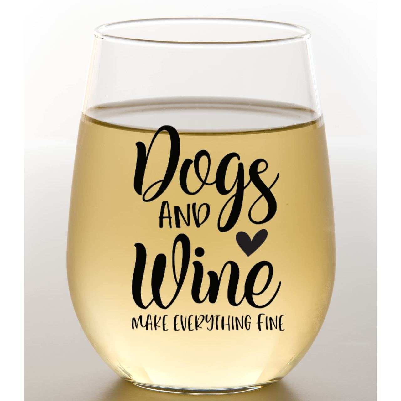 Dog Mom Wine Glass