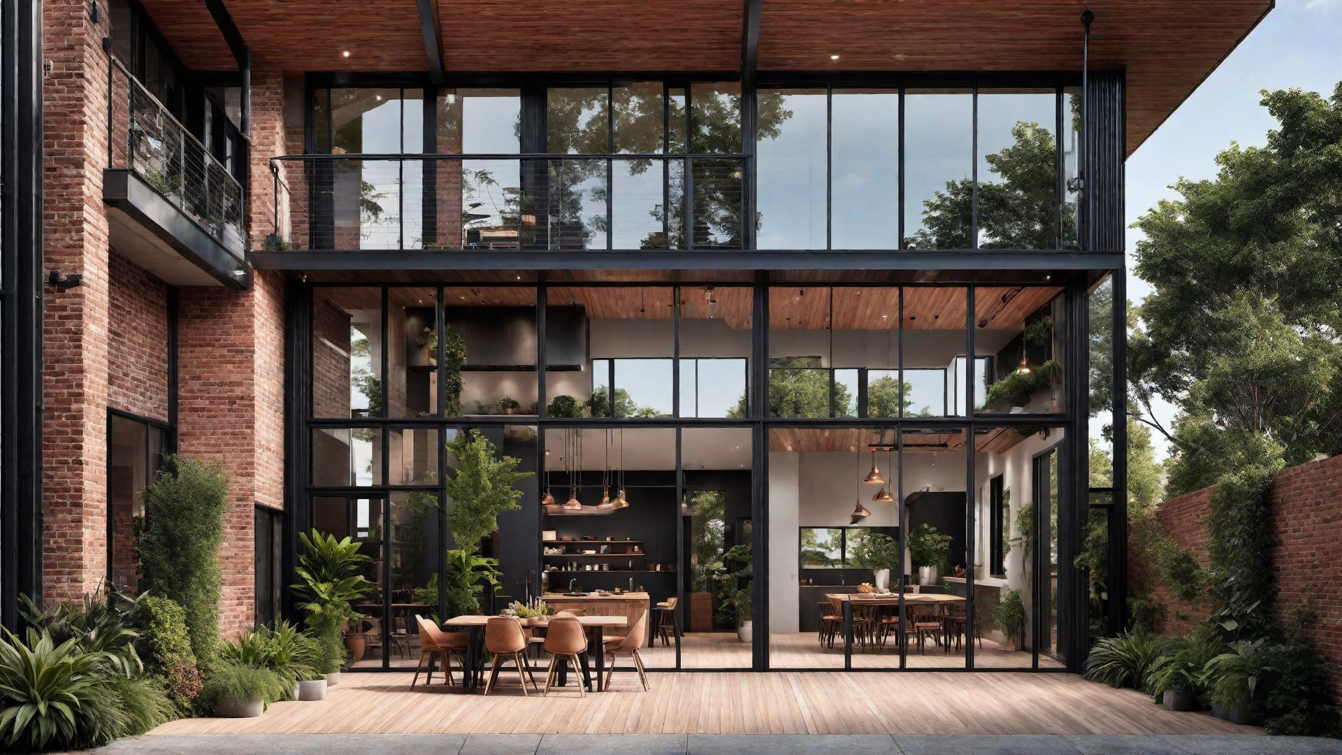 Livable Exteriors: Functional Spaces in Industrial Homes