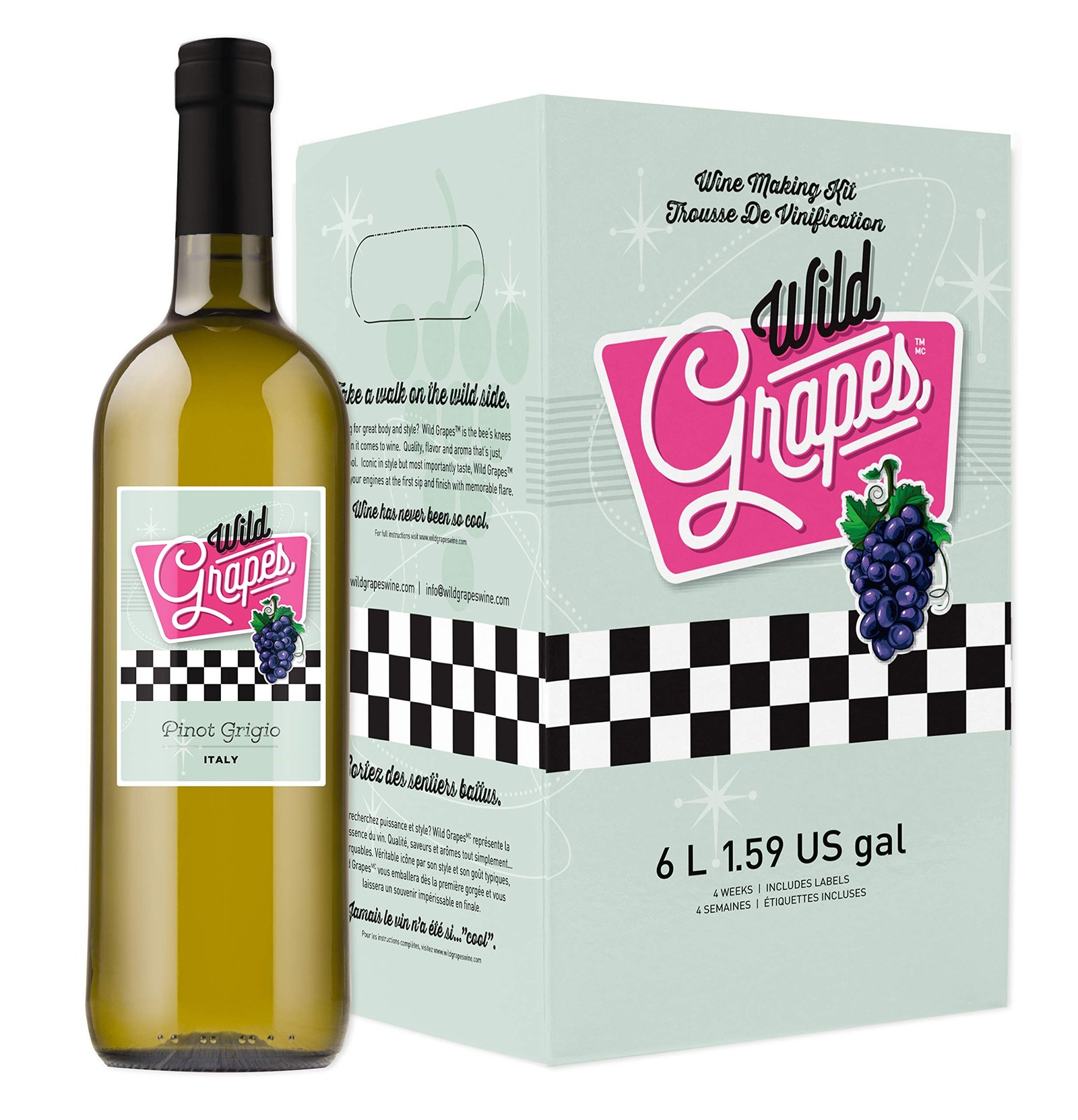 Wild Grapes Premium DIY Wine Making Kits