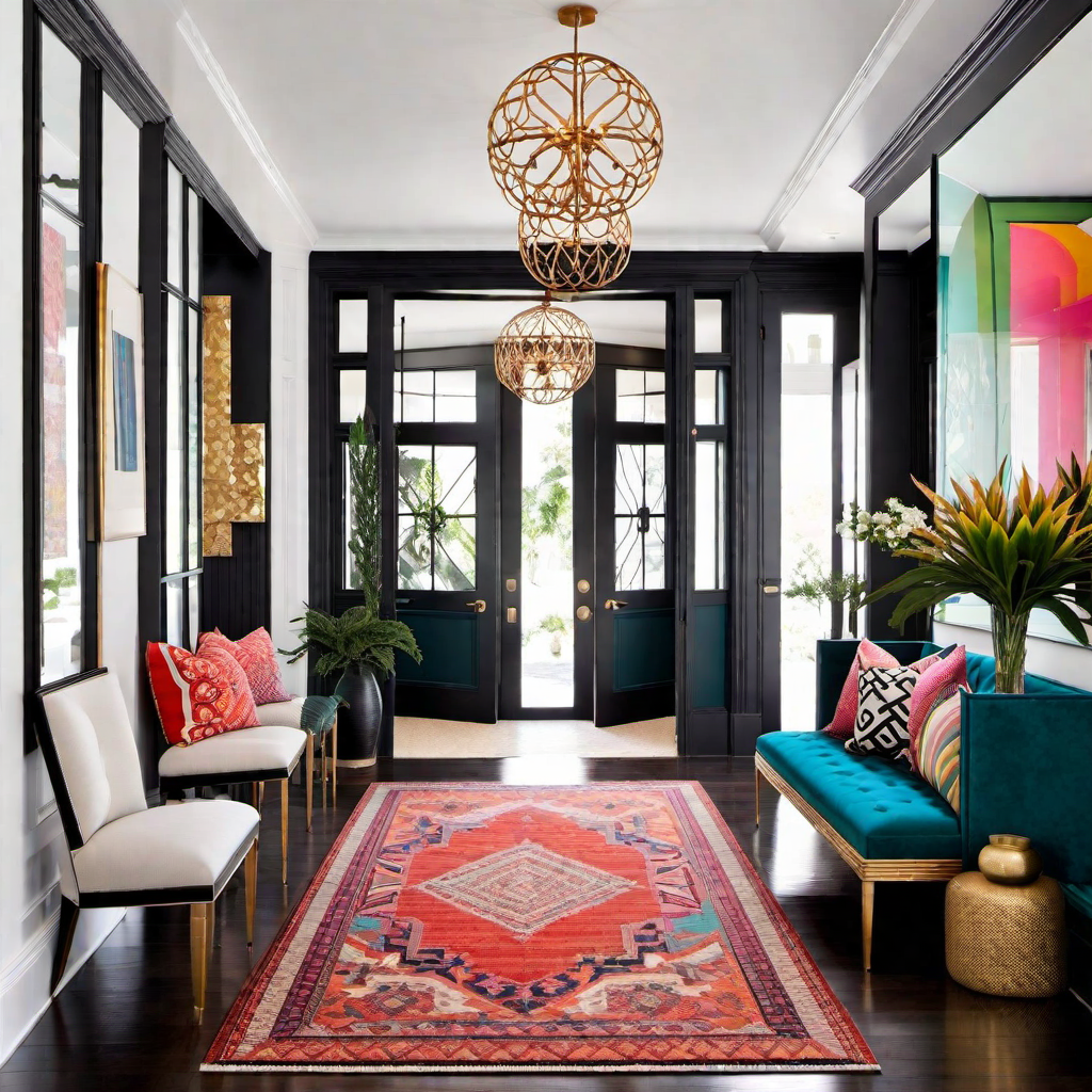 Maximalist Entryway Design