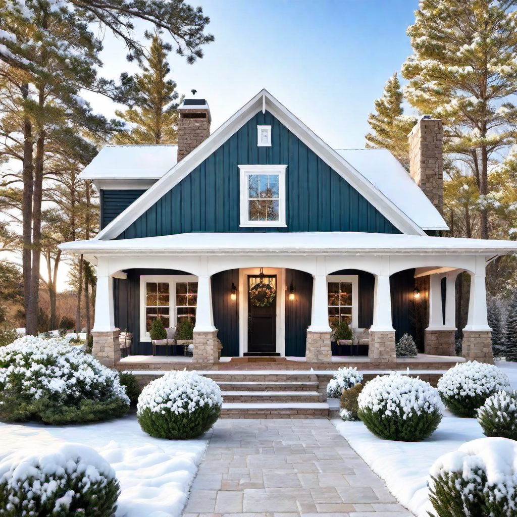 Farmhouse Tones Evoking a Winter Wonderland