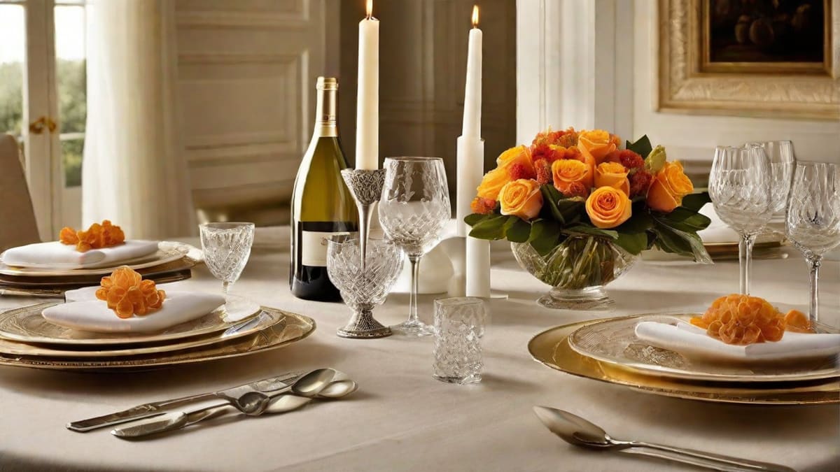 Where Does The Wine Glass Go On The Table