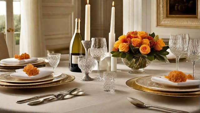 Where Does The Wine Glass Go On The Table