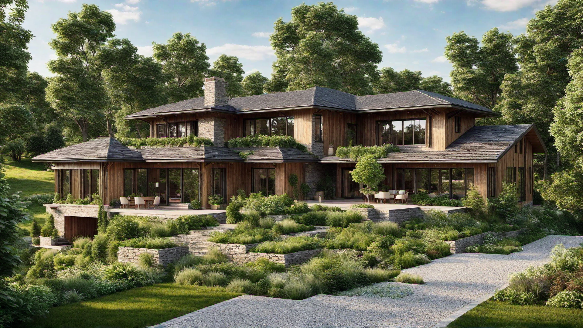 Rural Landscape: Blending in with Nature Through Rustic Design