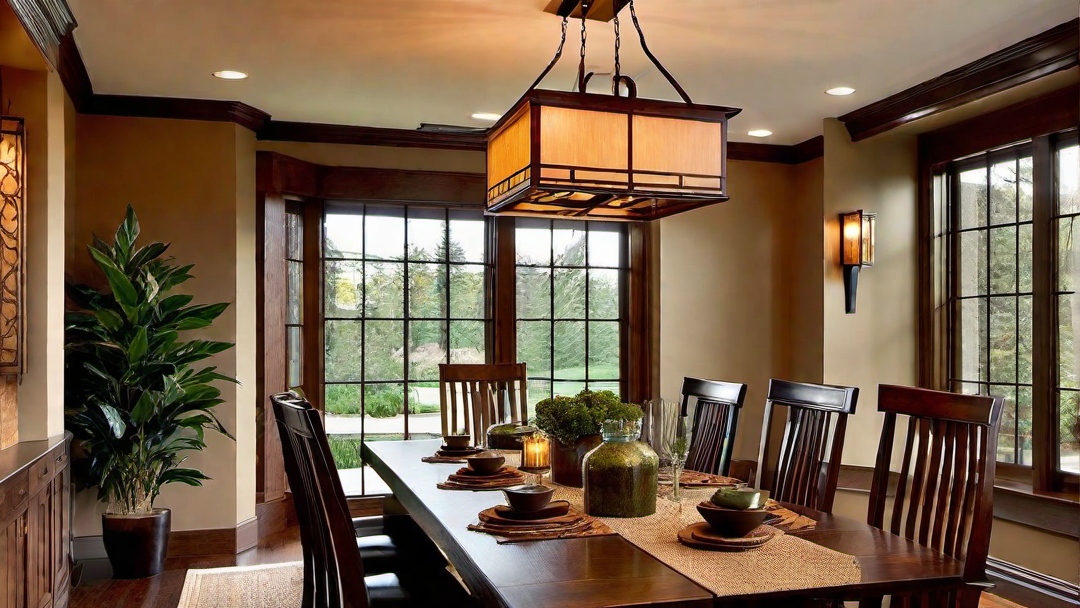 Craftsman Dining Room Furniture: Timeless Elegance