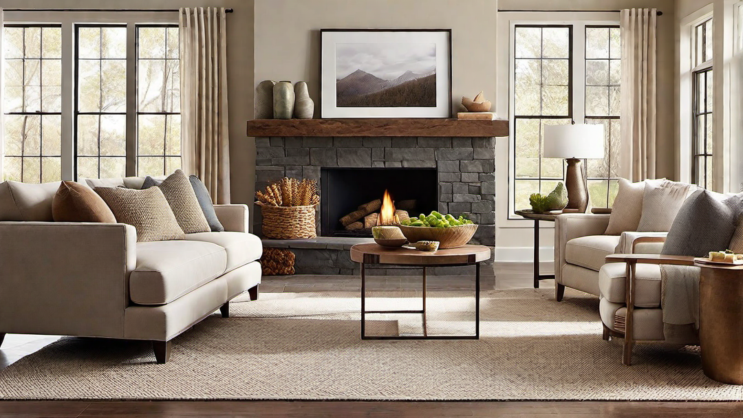 Relaxing Retreat: Plush Armchairs and Cozy Throw Blankets