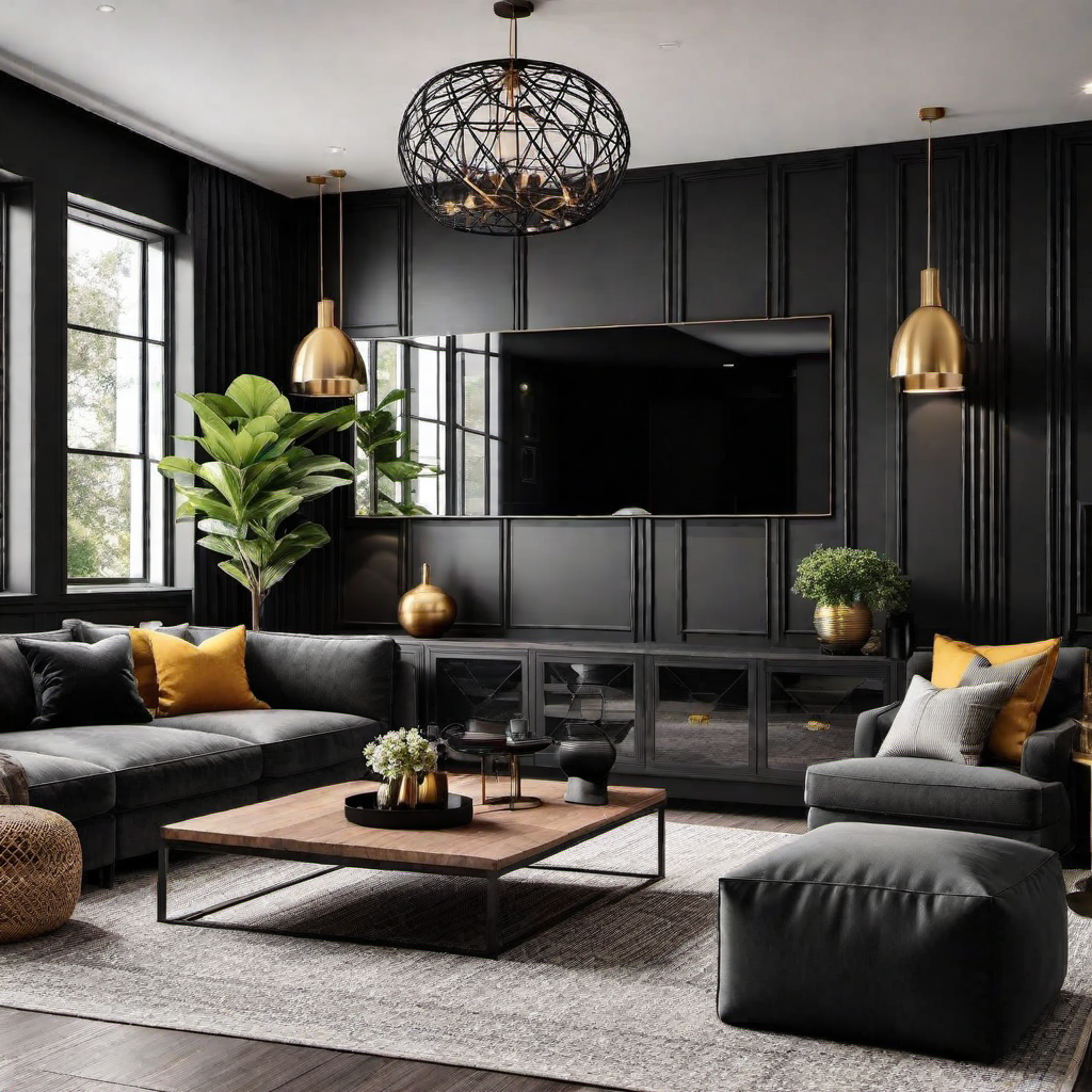 Creative Design: Black Accent Wall Ideas for Every Room