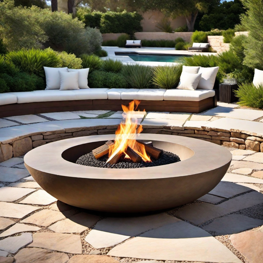 Low Maintenance Fire Pit Area: Easy to Maintain Outdoor Space