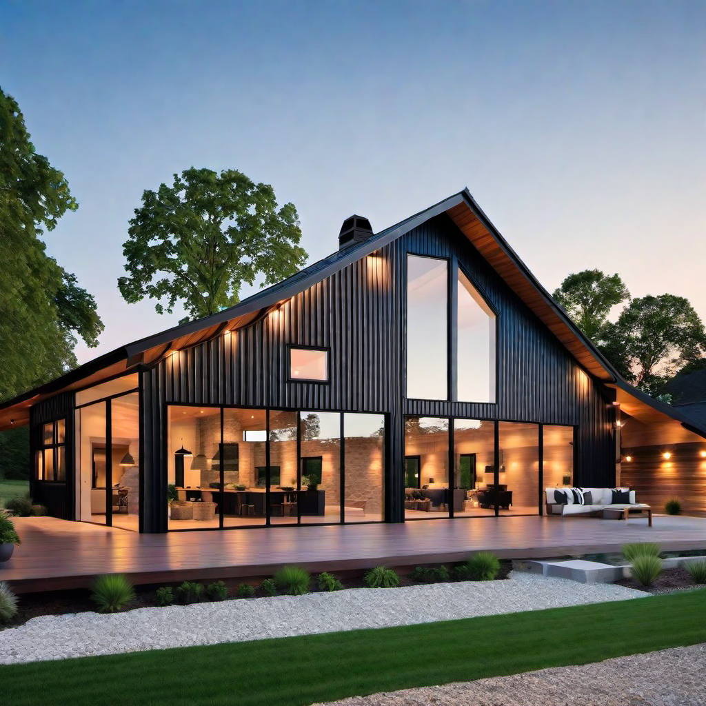 Innovative Architecture: Incorporating Sustainable Materials in Modern Barn Houses