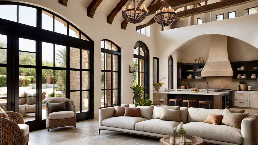 Rustic Elegance: Exposed Beams and Natural Stone in Mediterranean Homes