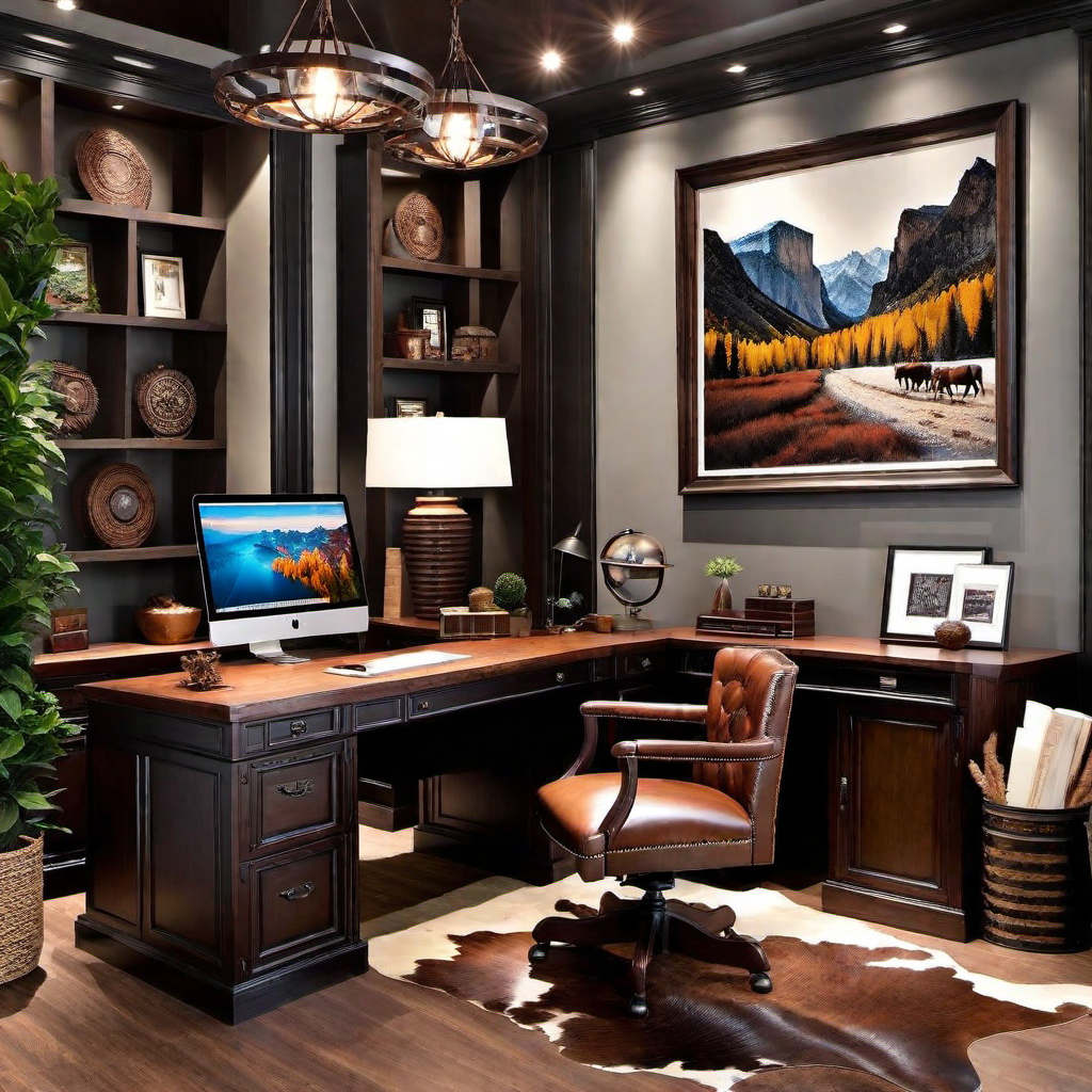 Western Office Space: Productive and Stylish Design for Remote Work