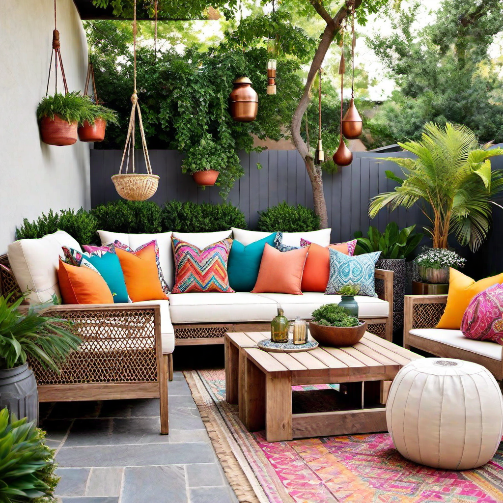 Bohemian Rhapsody: Eclectic and Colorful Outdoor Patio Ideas