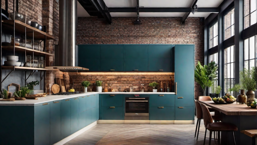 Urban Retreat: Eclectic Kitchen in City Dwelling