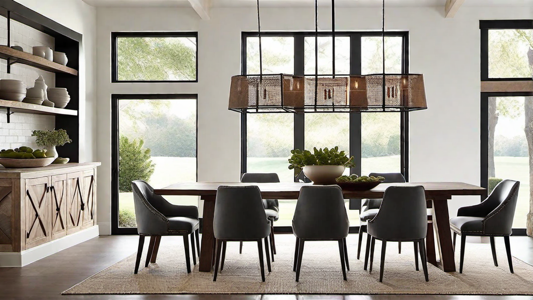 Natural Lighting: Large Windows and French Doors