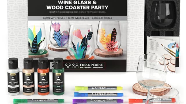 Wine Glass Painting Kit