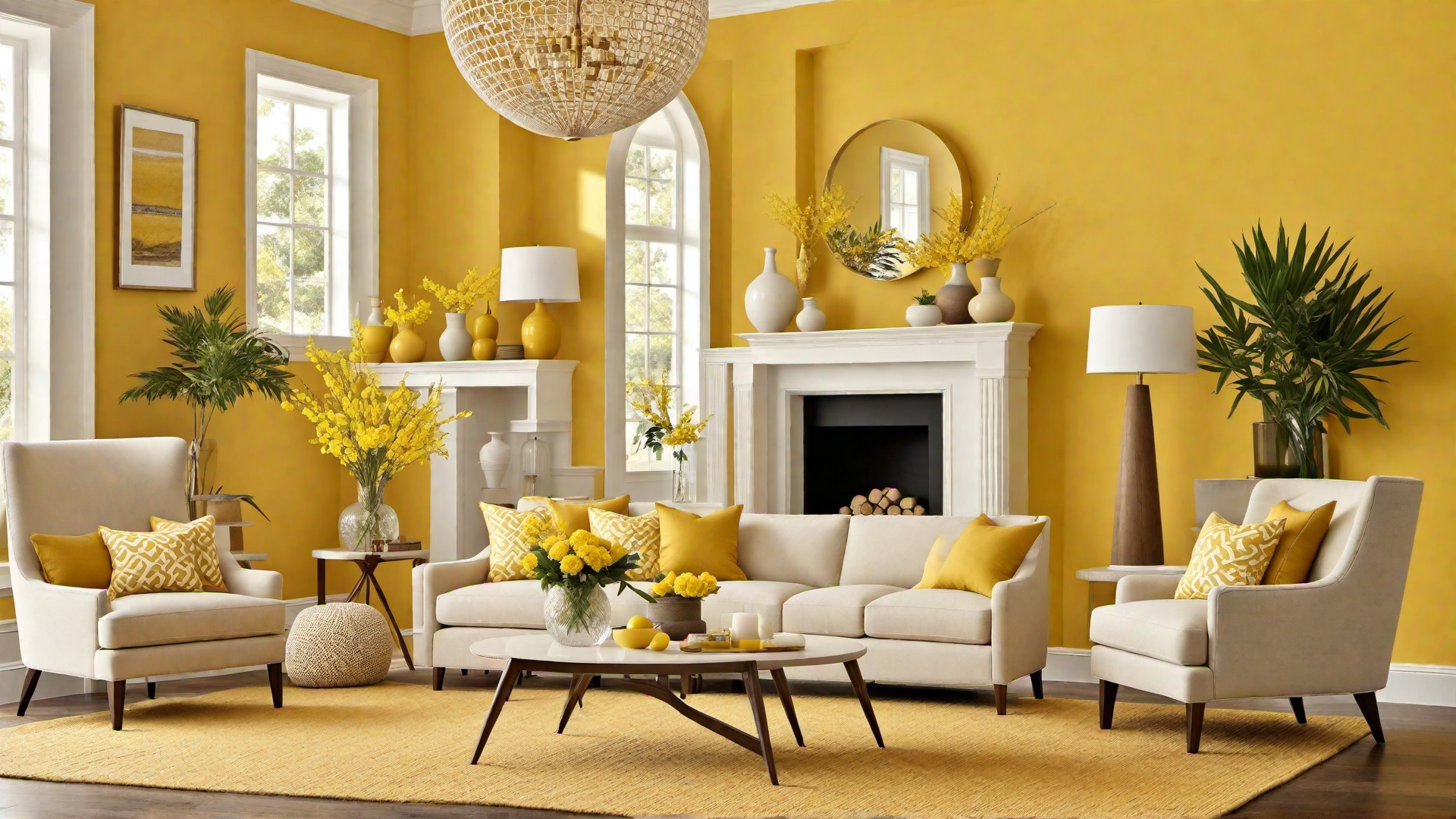 Honey Hue: Yellow Wall Paint for a Statement