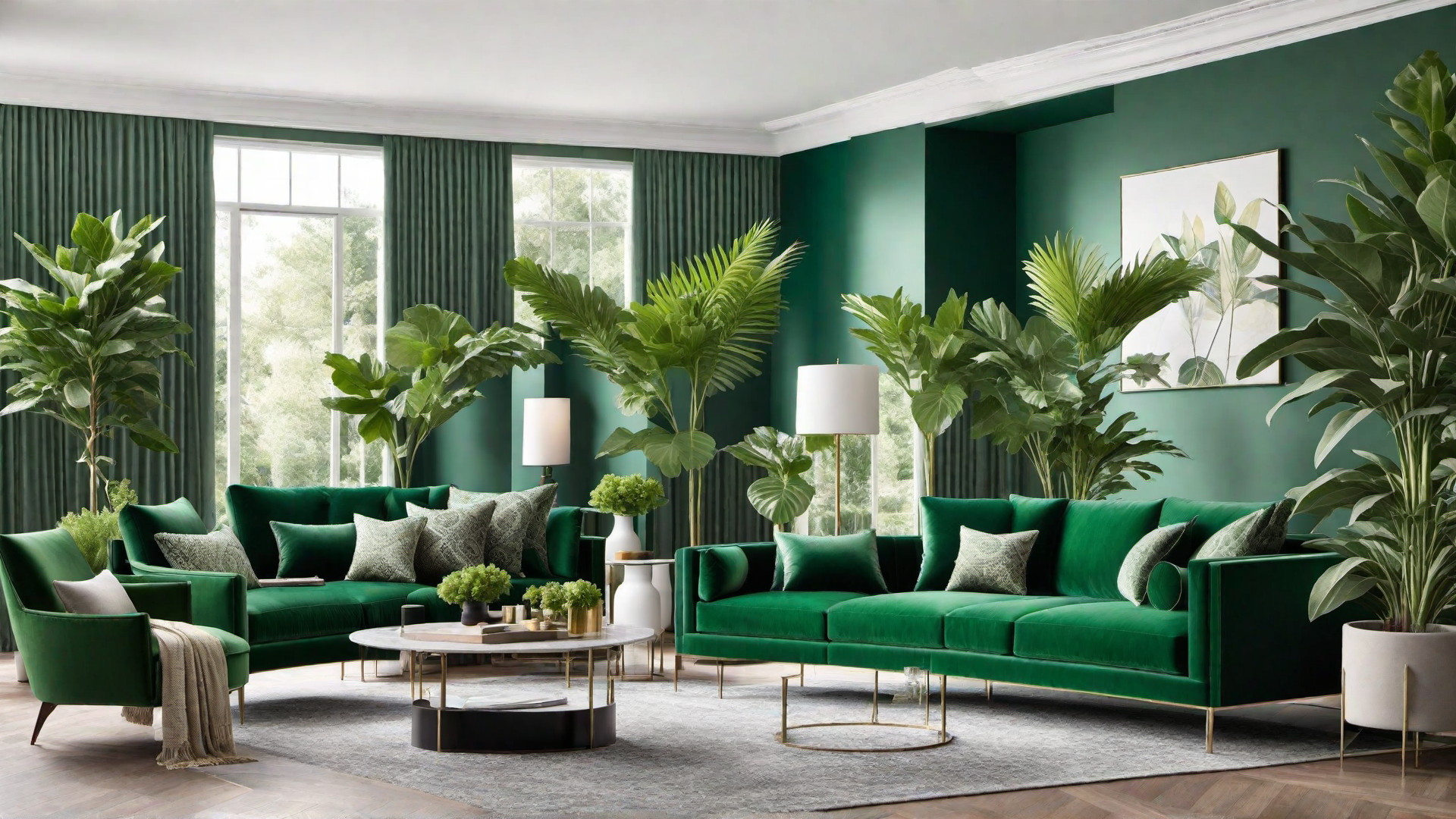 Verde Vogue: Stylish Green Home Interior Trends