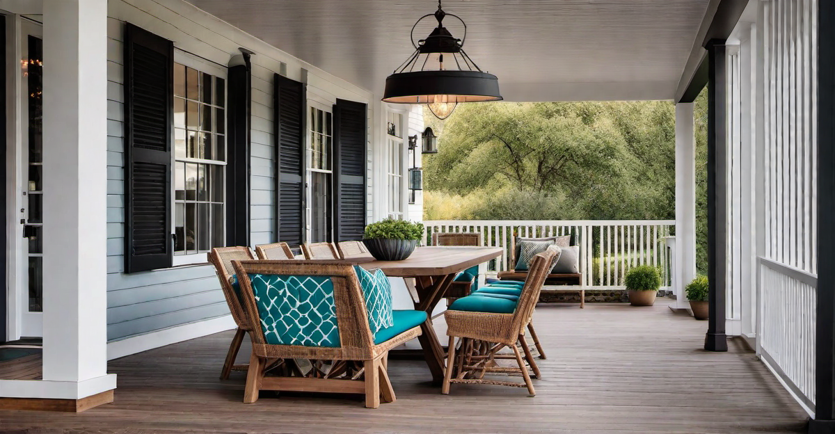 Functional Space: Multi-Purpose Front Porch Layout