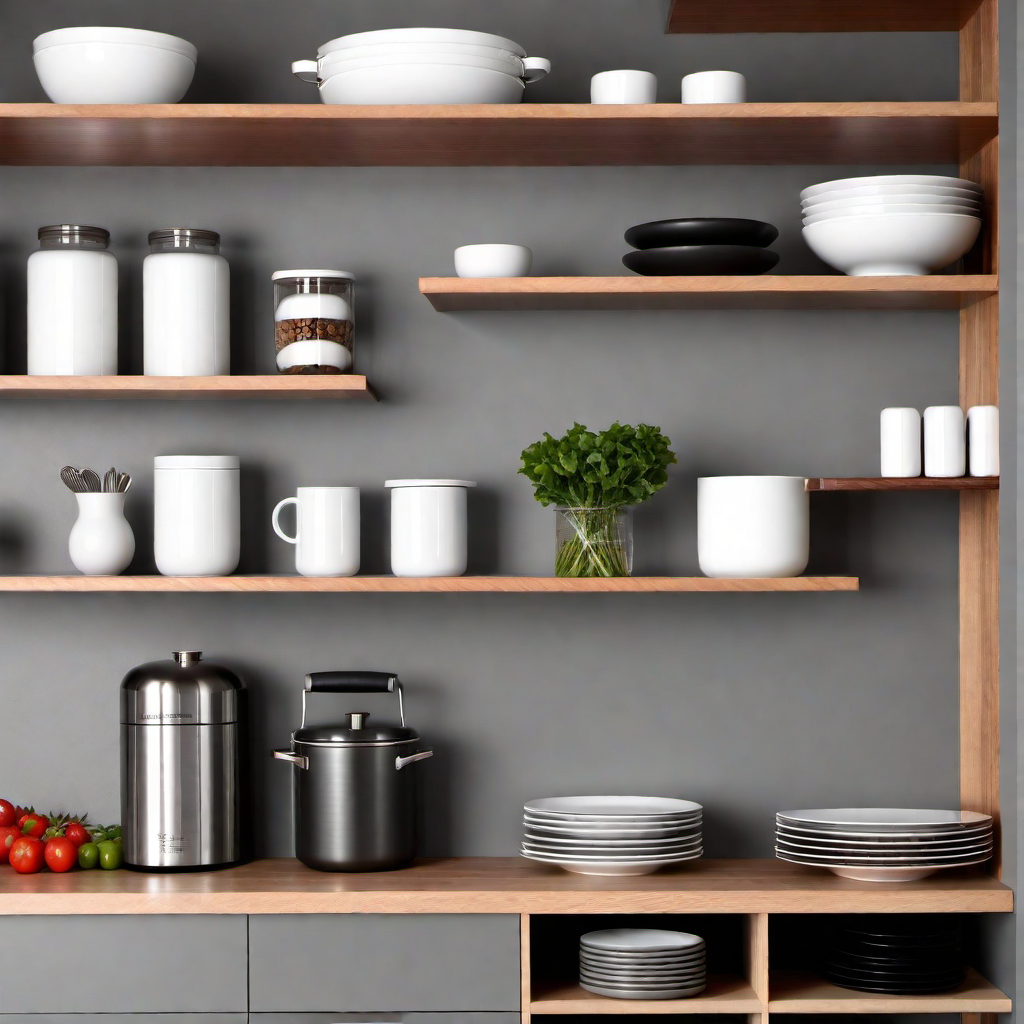 Minimalist Shelving: Open Shelves for Displaying Essentials