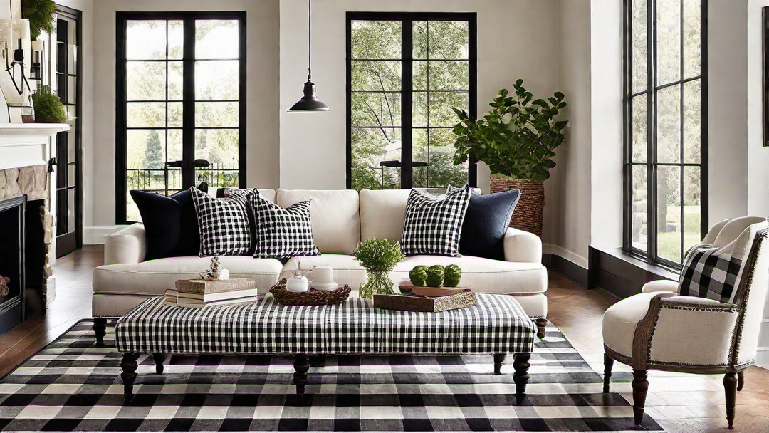 Tasteful Use of Gingham and Plaid Patterns