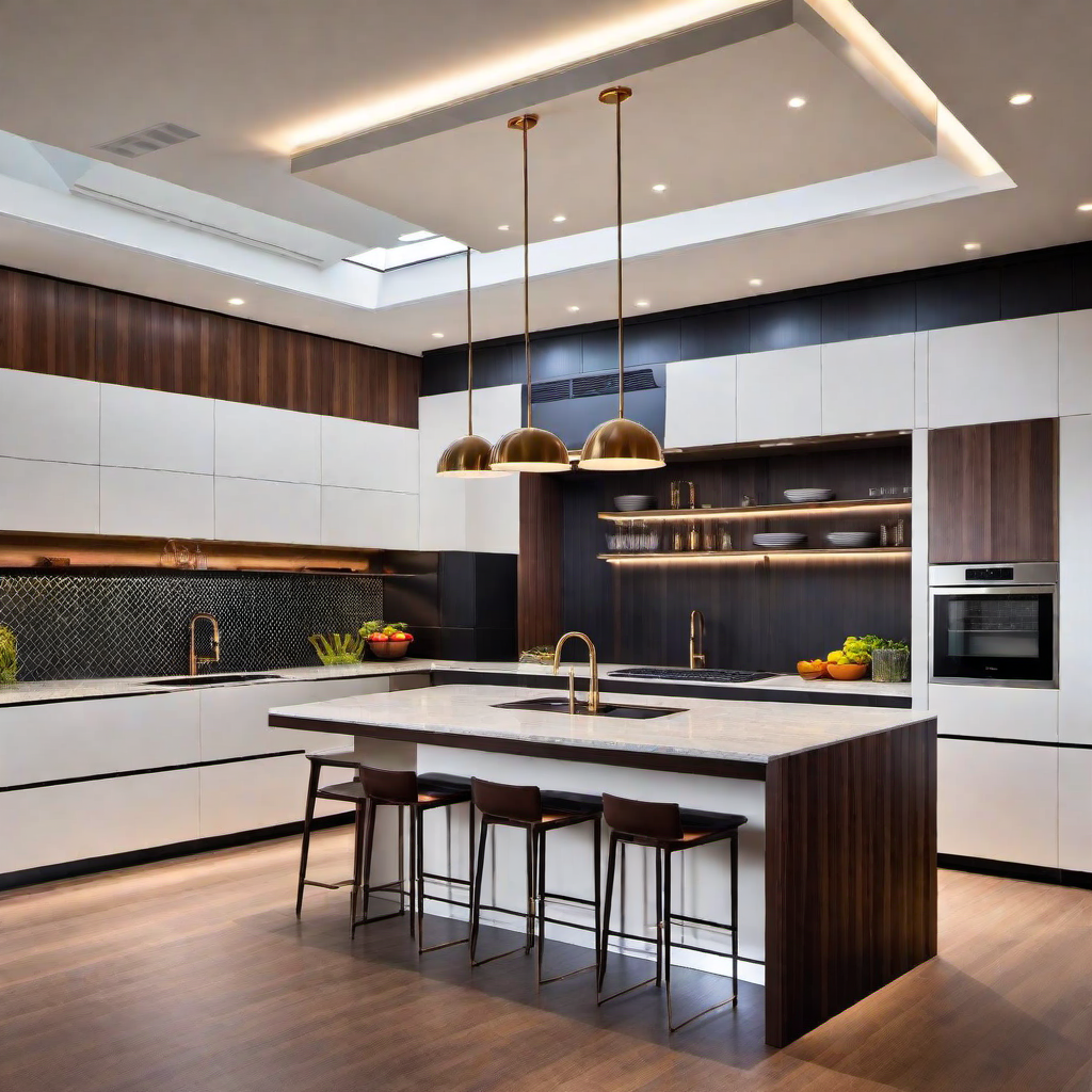 Sophisticated Lighting: Setting the Mood in a Luxury Kitchen