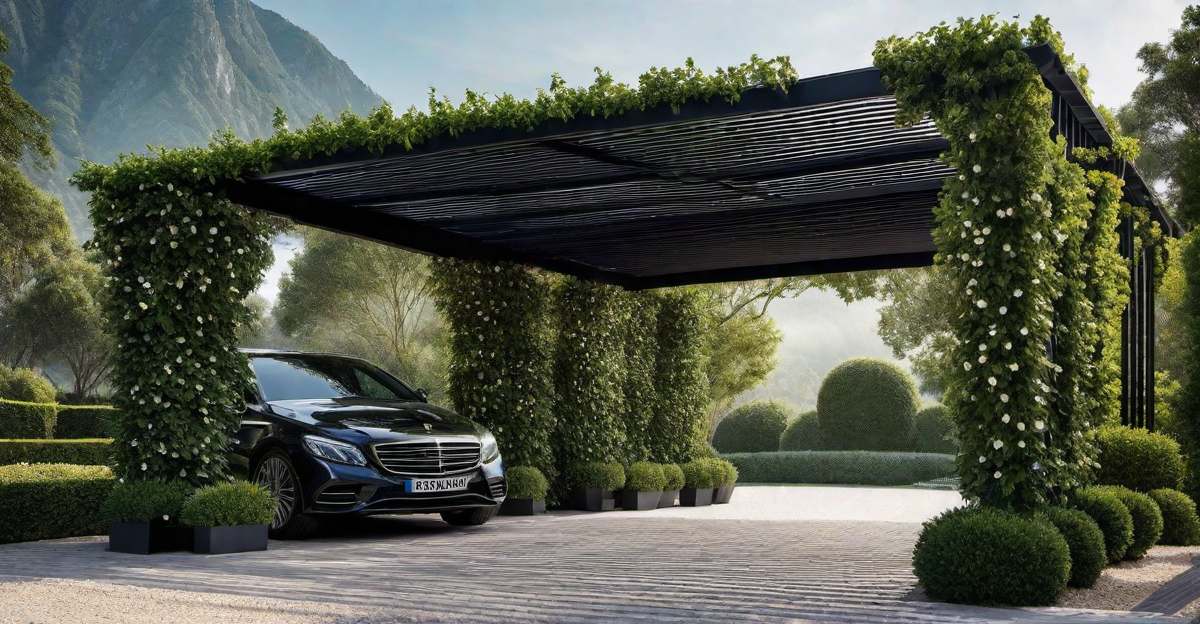 Carport with Trellis: Adding Architectural Interest