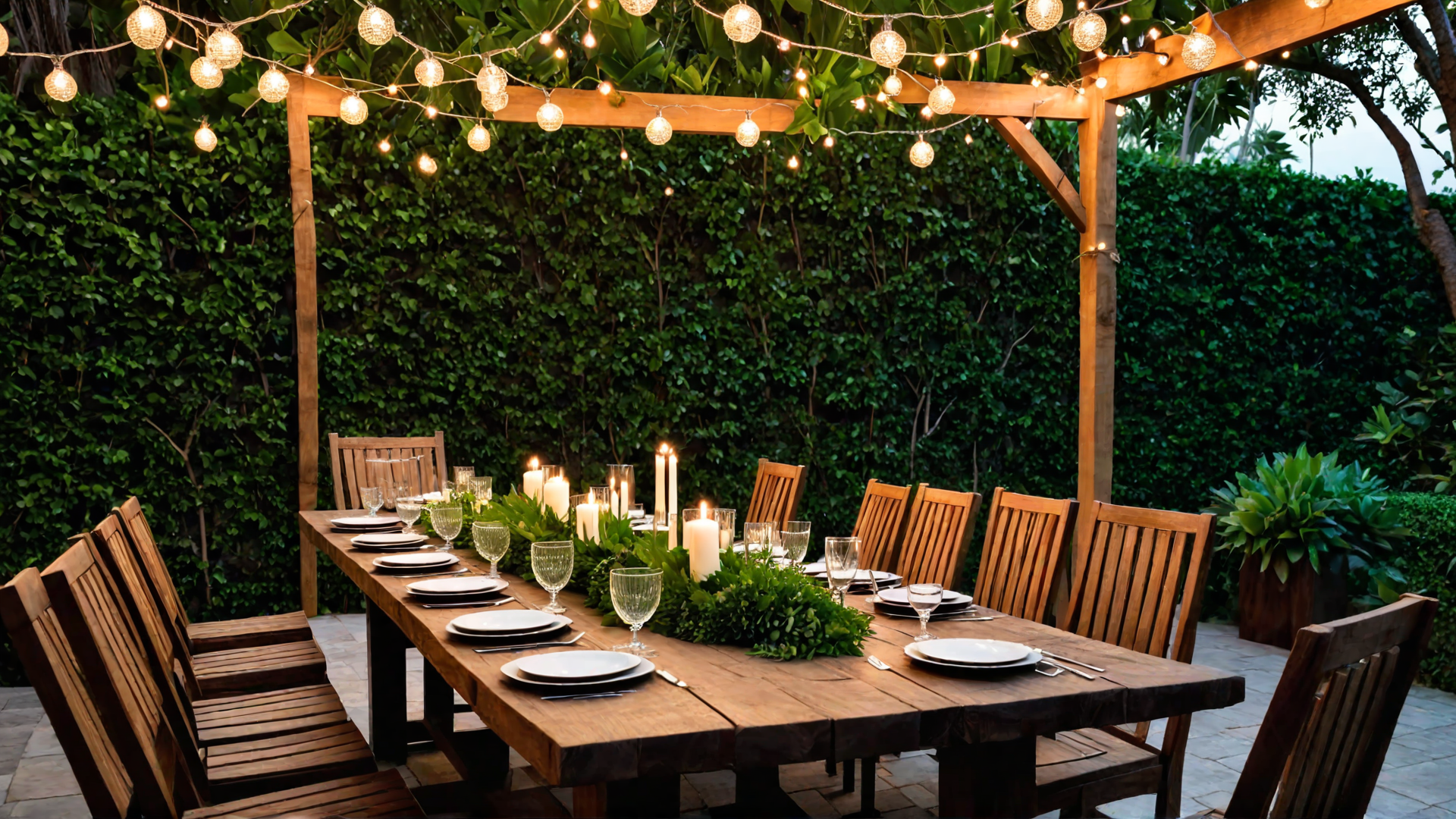 Charming Outdoor Dining Area