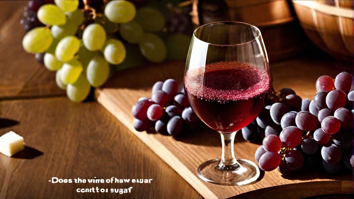 Does Wine Have Lots Of Sugar