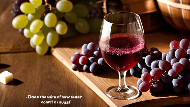 Does Wine Have Lots Of Sugar