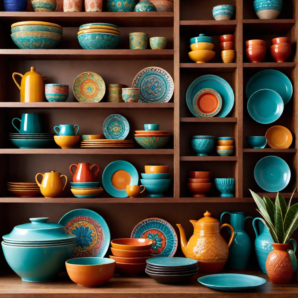 Open Shelving: Displaying Treasures in Mexican Decor