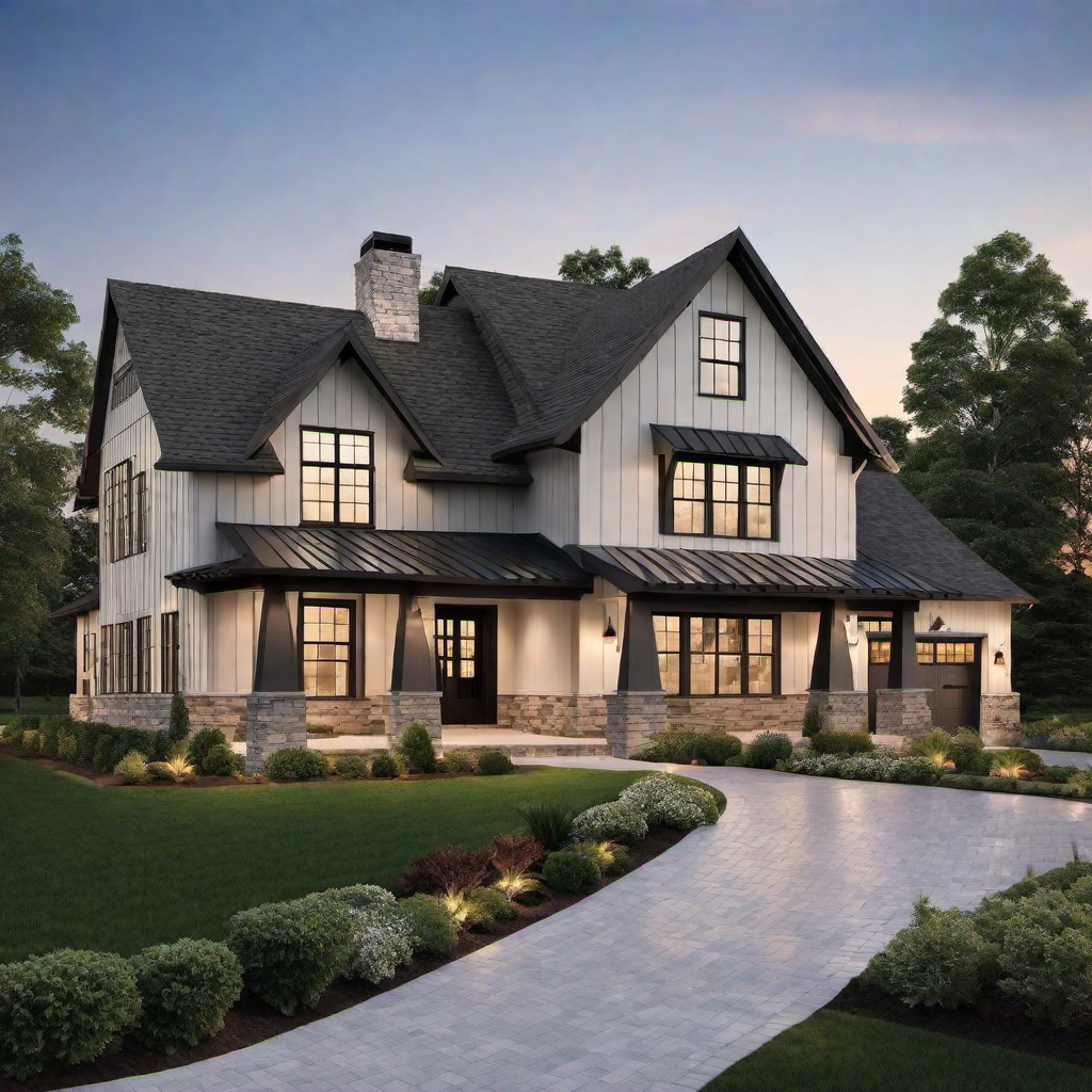 Craftsman Farmhouse Exteriors: A Timeless Beauty