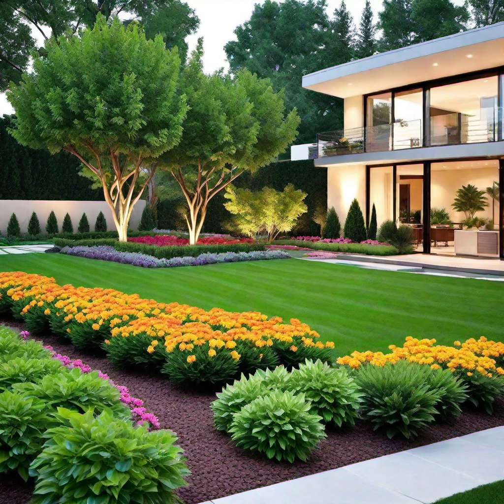 Embracing Nature: Front Yard Landscaping Around Trees