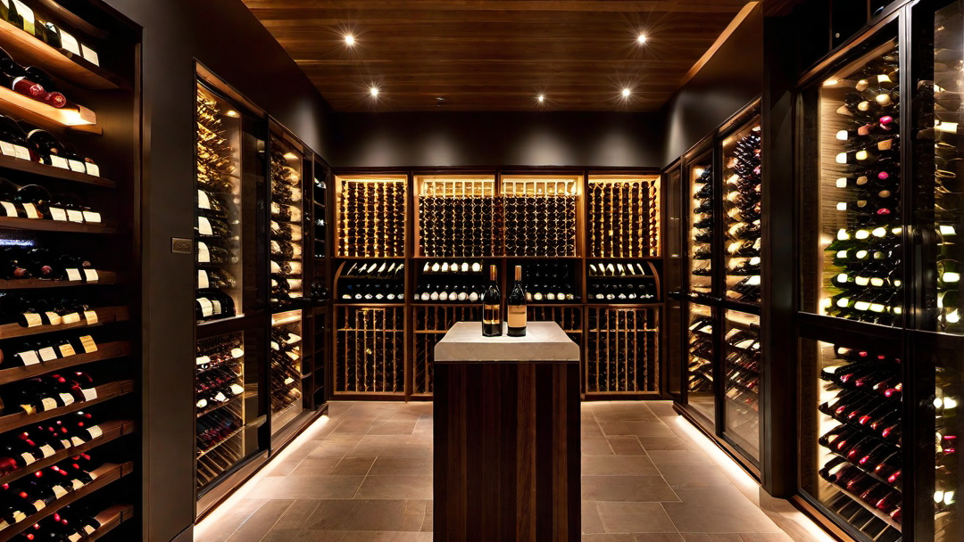 Illuminated Wine Cellar Maintenance and Care