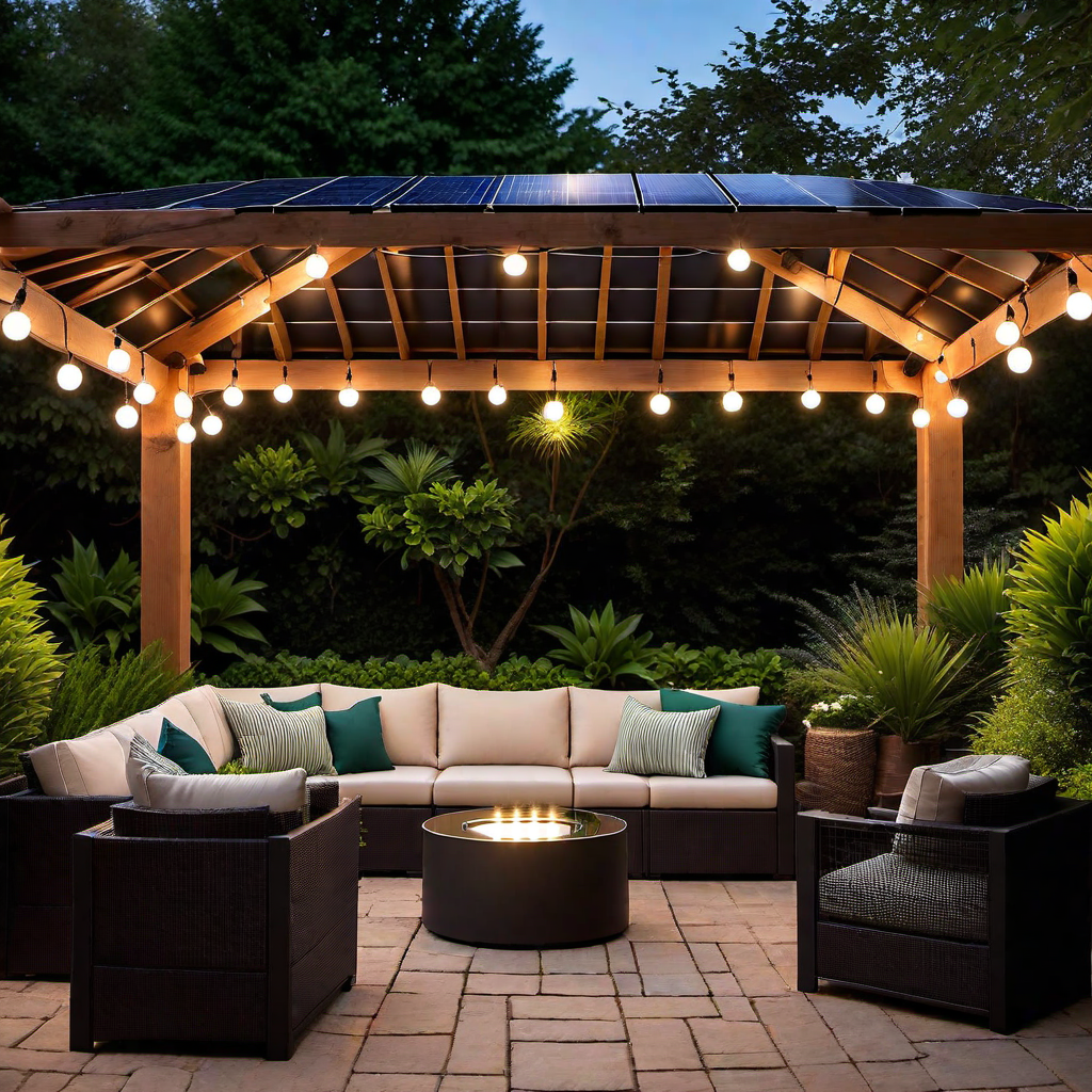 Solar-Powered Serenity: Eco-Friendly Patio Lighting Ideas