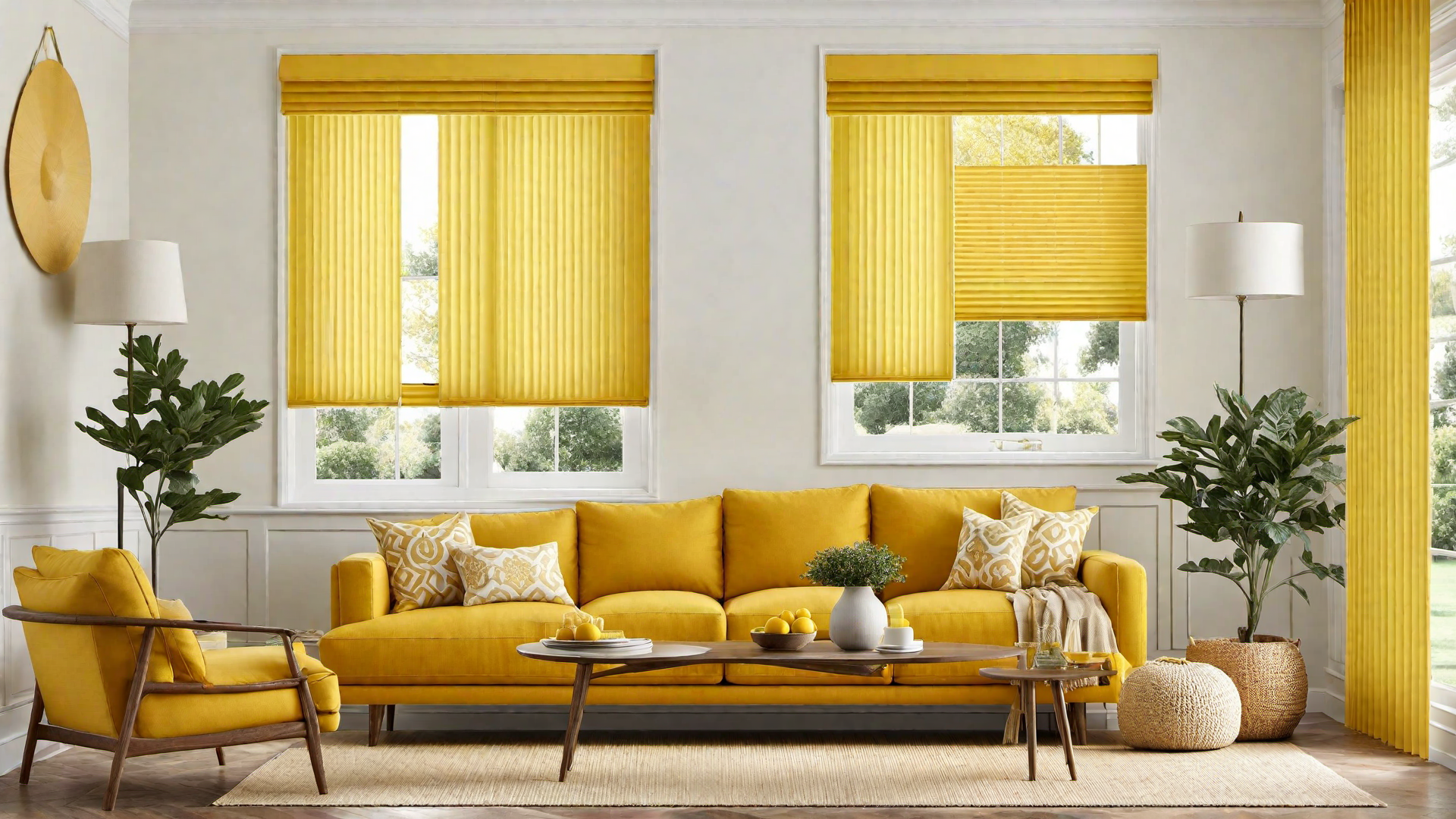 Saffron Shades: Yellow Window Shades