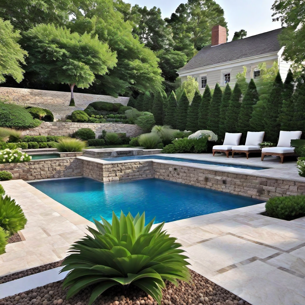 Historic Charm: Vintage Pool Landscaping