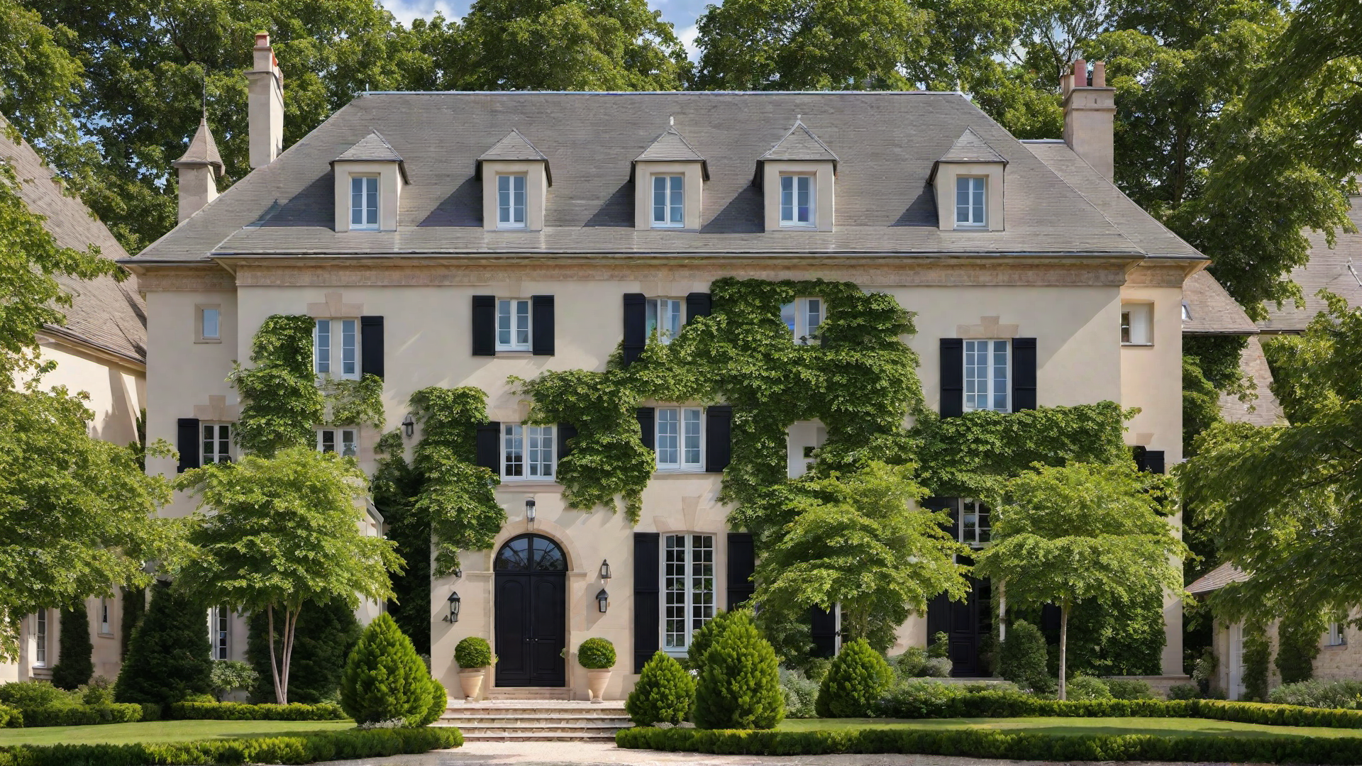 Symmetry and Balance in French Architecture