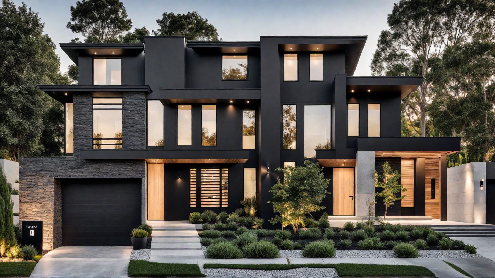 Bold Statements: Black Entry Door as Focal Point