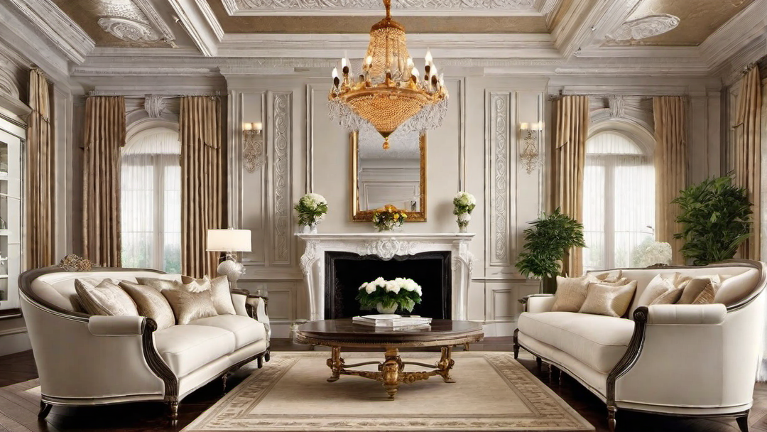 Victorian Ceiling: Elaborate Molding and Trim Work
