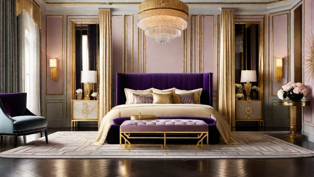 Art Deco Delight: Vintage and Luxurious Girls Bedroom