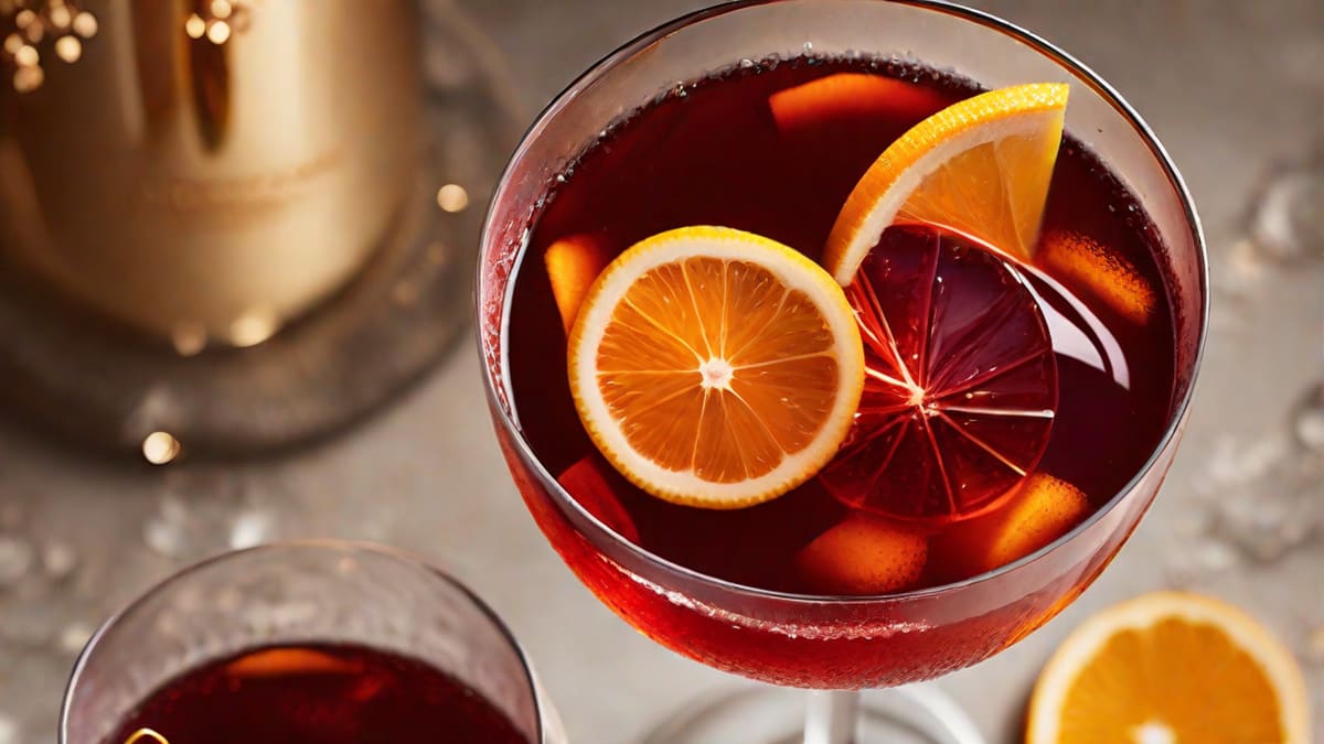 A Negroni Sbagliato With Prosecco
