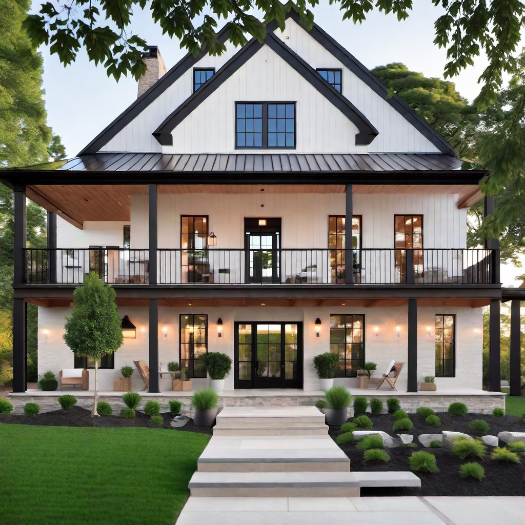 Modern Farmhouse Porches: Contemporary Spaces for Outdoor Living