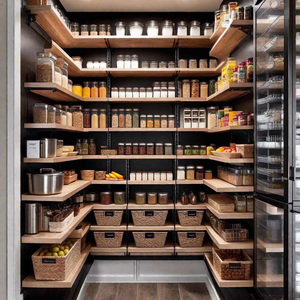 Labeling Essentials: Organizing Pantry Shelves with Tags