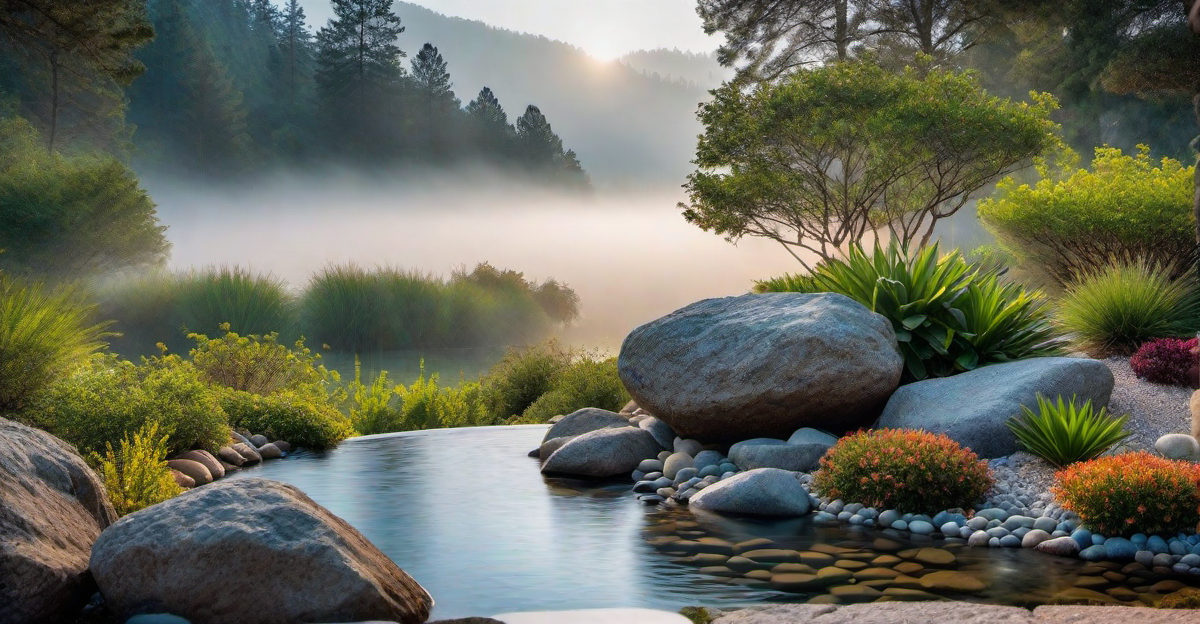 Pebble Water Features: Enhancing Outdoor Settings