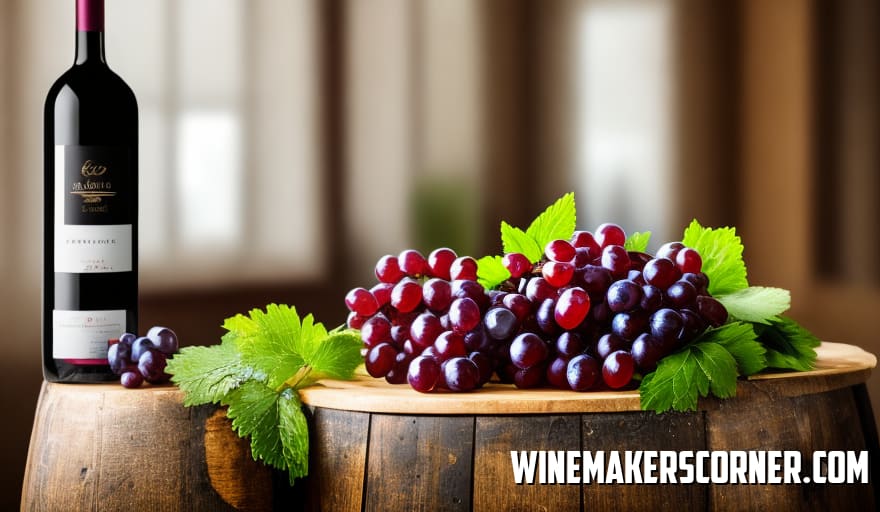 Wine With Grapes
