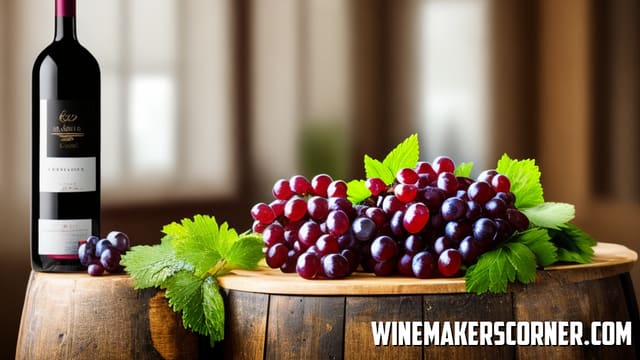 Wine With Grapes
