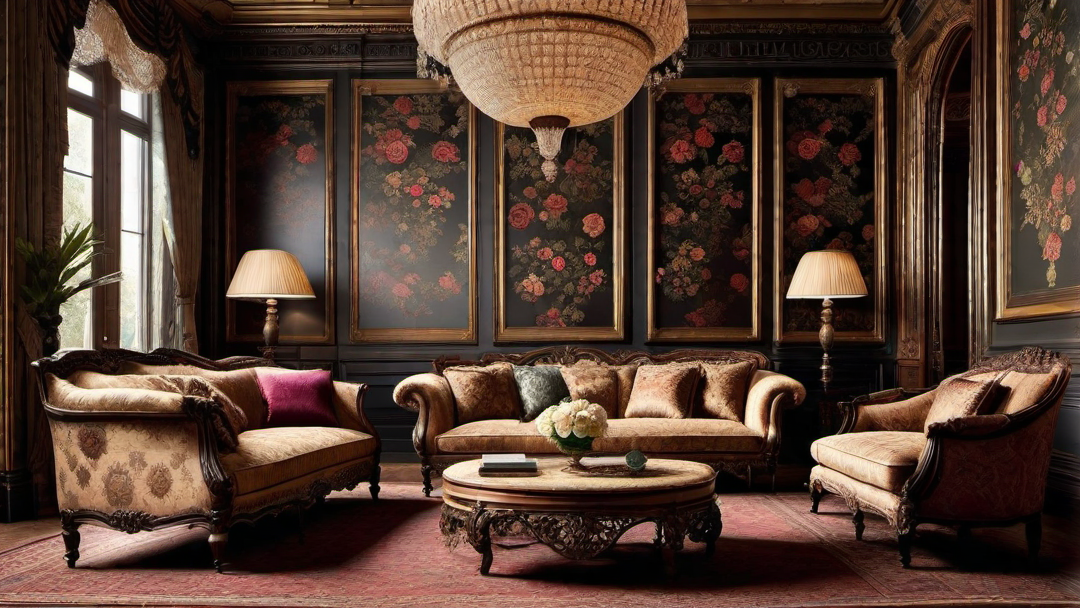 Intricate Patterns: Victorian-style Wallpaper and Textiles