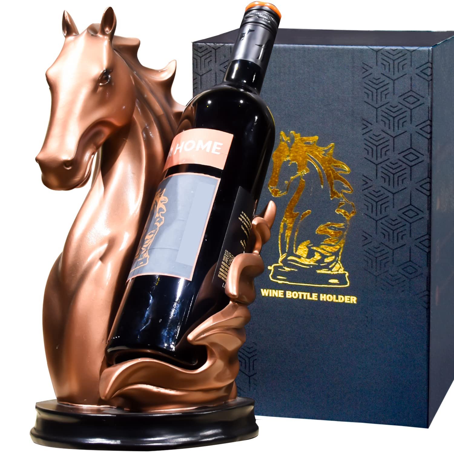 Elegant Horse Wine Rack